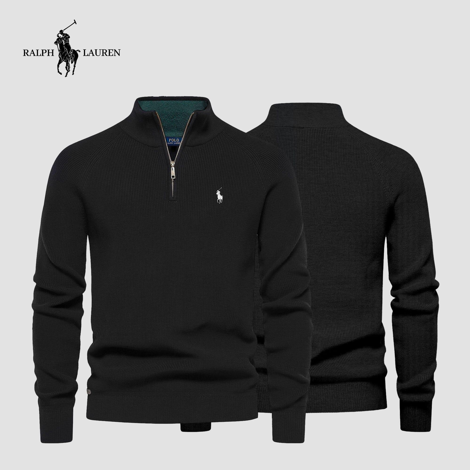 Men's R&L™ Zip Neck Sweater (Clearance)
